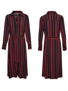 Soaked in Luxury Halima Striped Shirt Dress